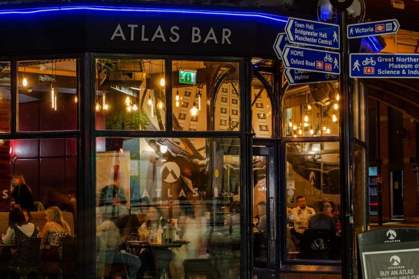 Atlas Bar Manchester busy evening